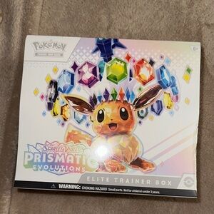 Scarlet & Violet Prismatic Evolutions Elite Trainer Box New factory sealed